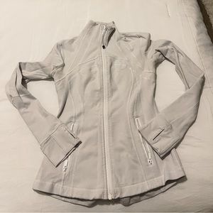 Lululemon White Zip-Up